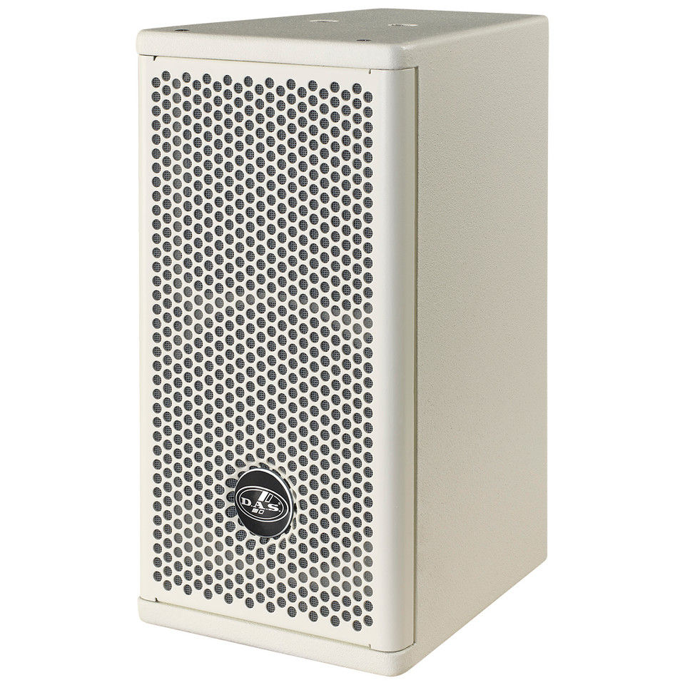 DAS 100 W, 6" two-way full range, wooden enclosure, 90x60 rotatable horn, white