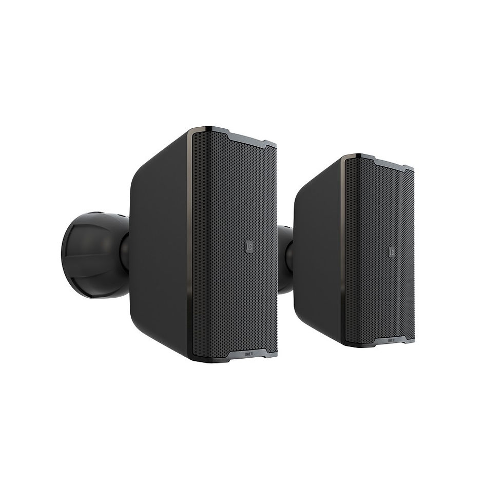 Thumbnail: LD Systems 3" Two-way Passive Indoor/Outdoor Loudspeaker 16 Ohm,70/100V BK(Pair)