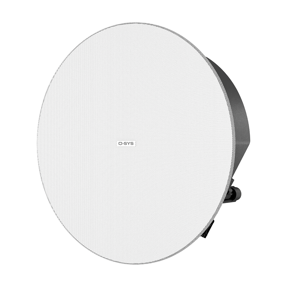 Miniatura: QSC 6.5" Two-way ceiling speaker, 70/100V transformer with 16Ωbypass, White
