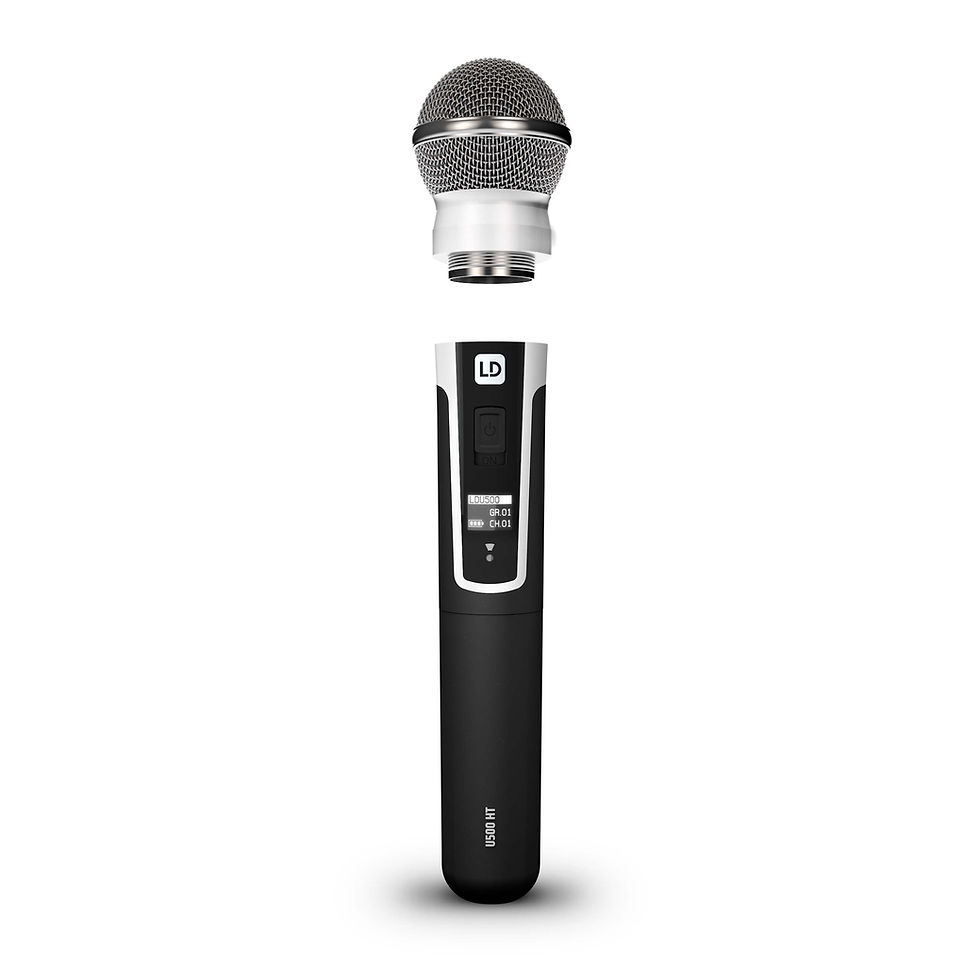 Thumbnail: LD Systems U505 HHD 2 - Wireless Microphone System, 470 - 490 MHz, US Power