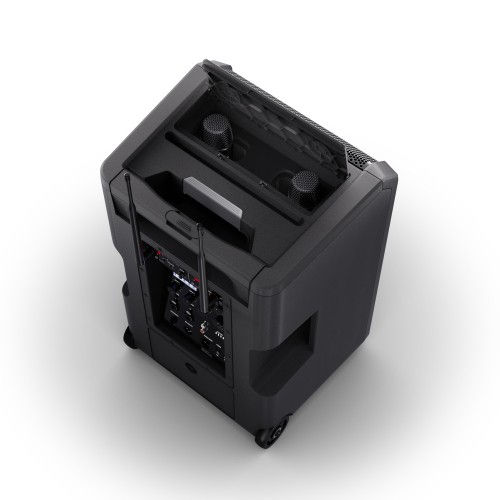 Thumbnail: LD Systems ANNY 10 HHD 2 B4.7 - 10" Portable pwd BT PA System w/ mixer & 2 mic