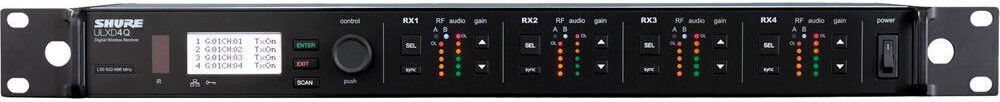 Shure Wireless Receiver, Quad