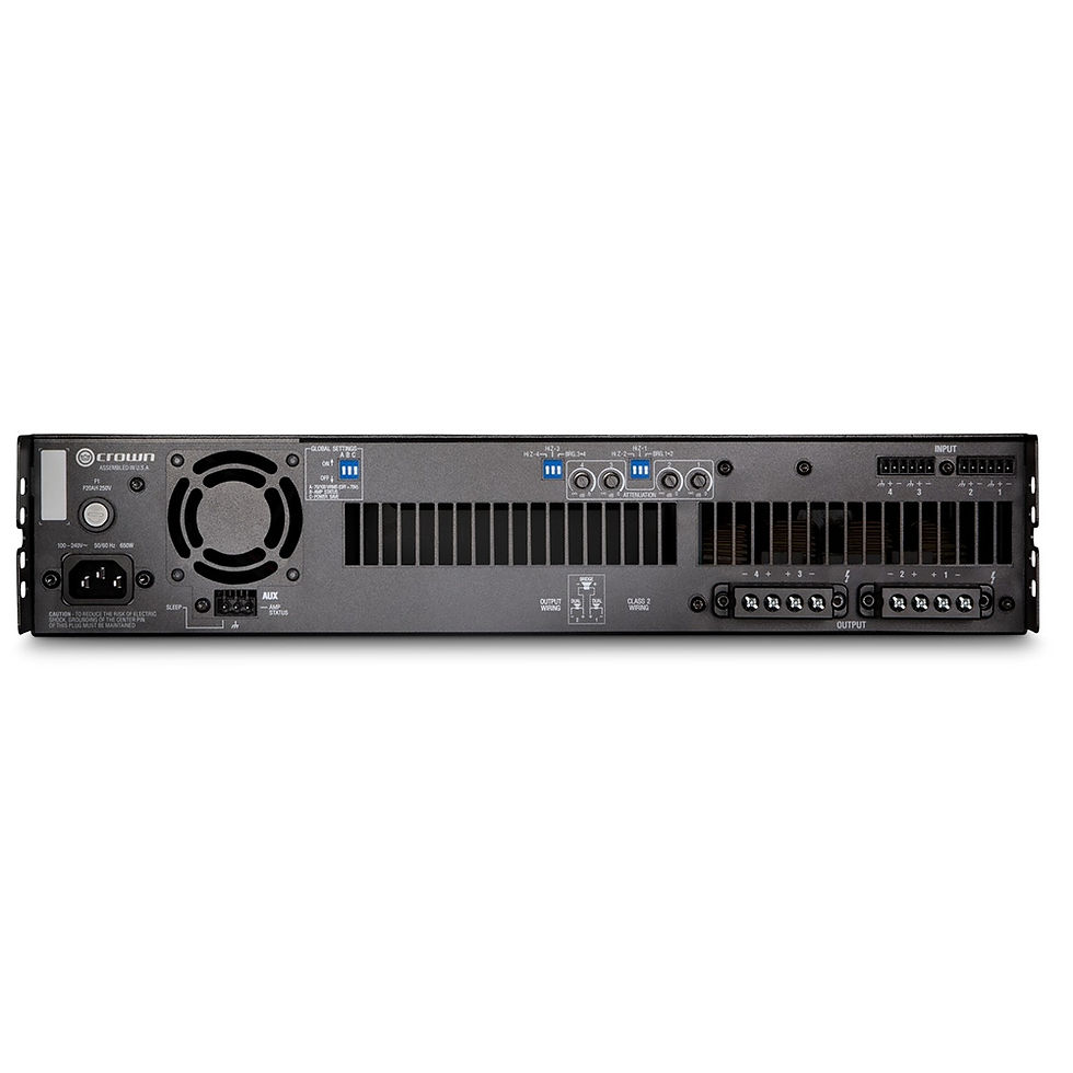 Miniatura: Crown DCi4x600  Four-channel, 600W @ 4? Analog Power Amplifier, 70V/100V
