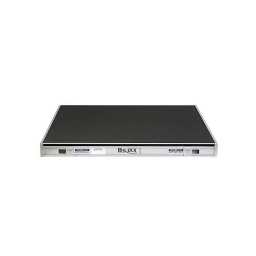 BilJax AS2100 Deck-4' x 4' 1/4 Round, Black HDPE Quadripple