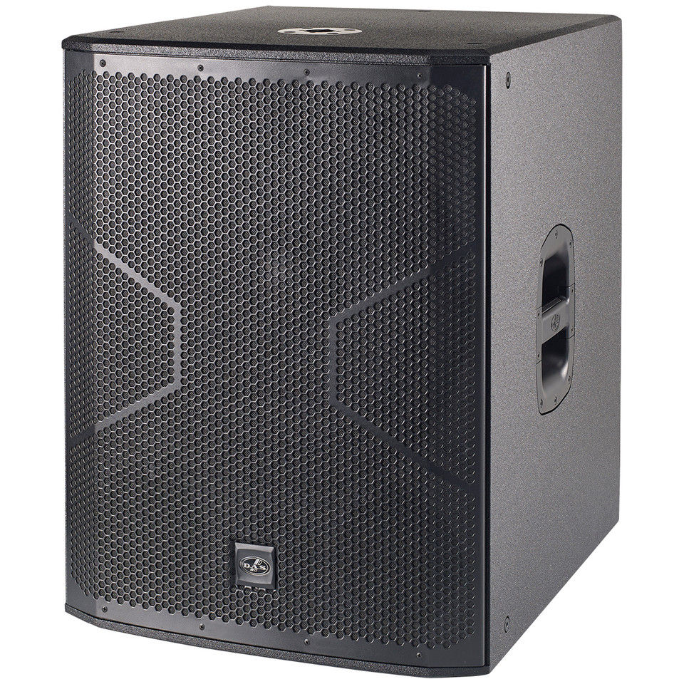 DAS Passive 500 W RMS, 18" ground-stacked, wooden enclosure subwoofer