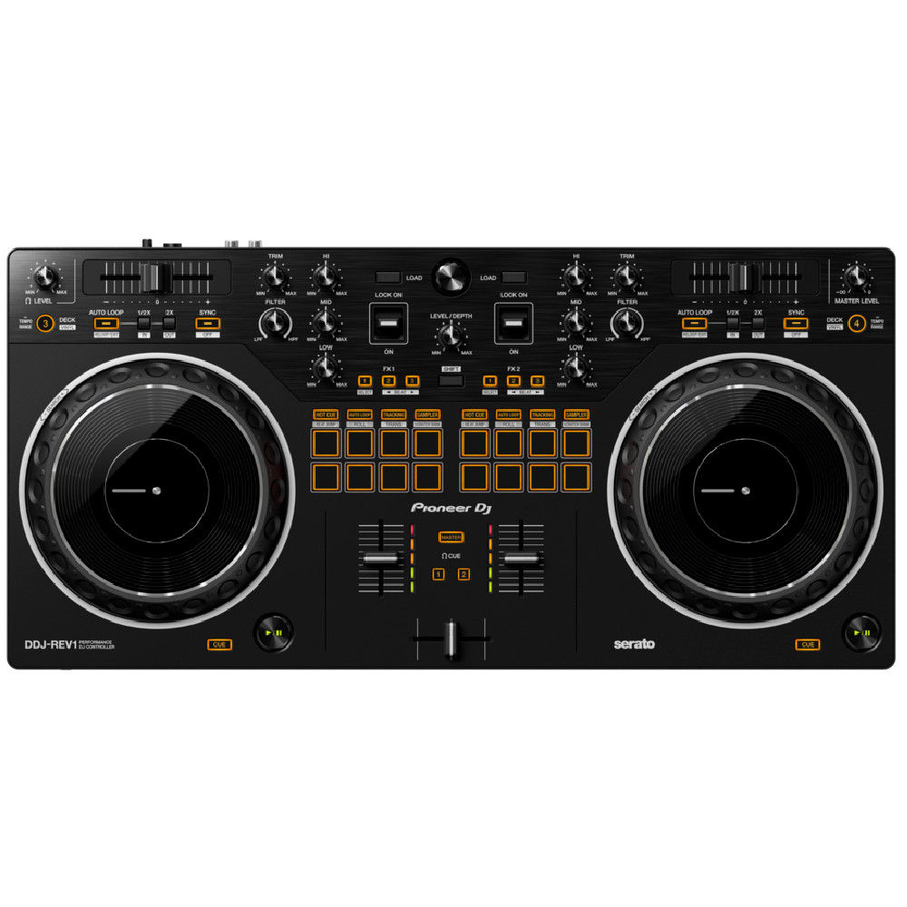 Pioneer DJ Scratch style 2-channel DJ controller for Serato DJ Lite