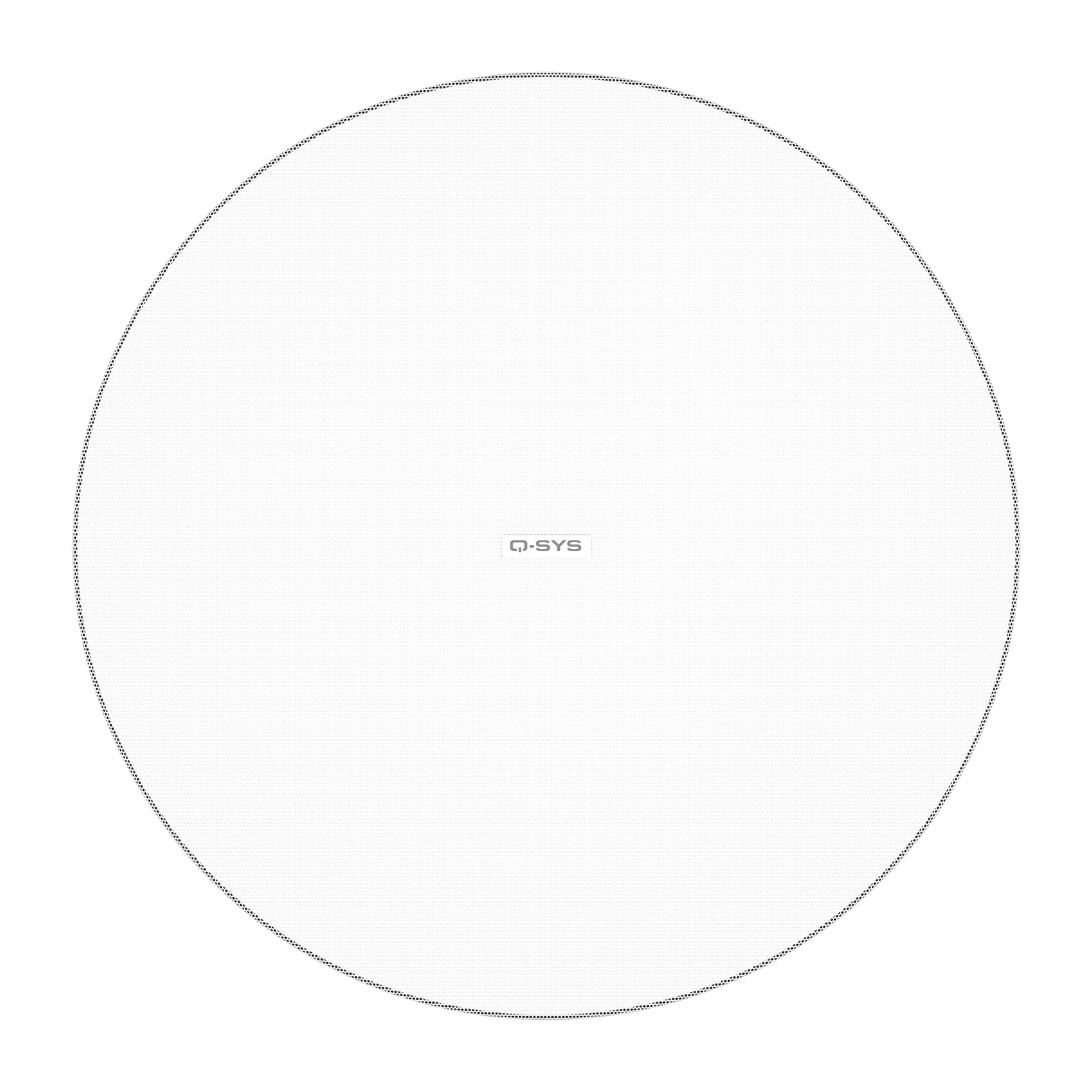 QSC 6.5" Two-way ceiling speaker, 70/100V transformer with 16Ωbypass, White