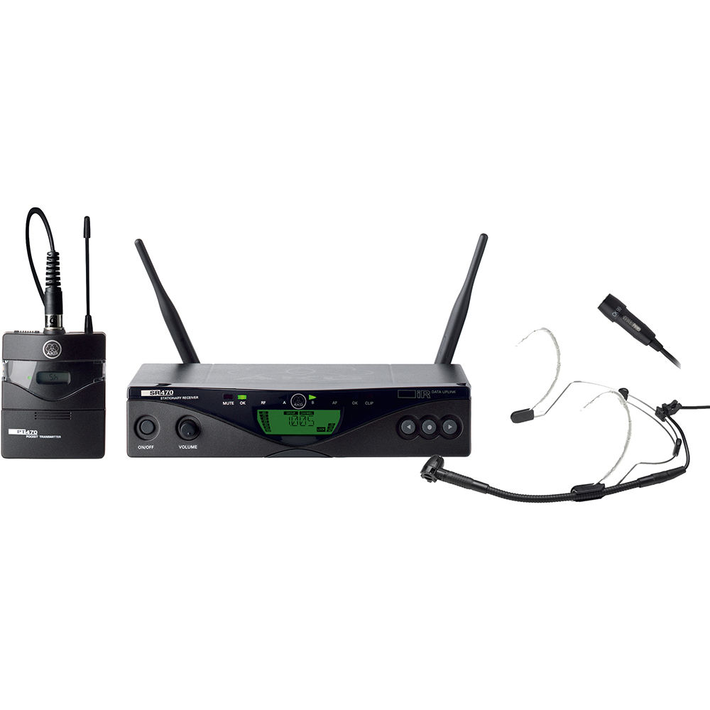 AKG WMS470 PRES SET BD7 50mW - EU/US/UK Wireless bodypack microphone system