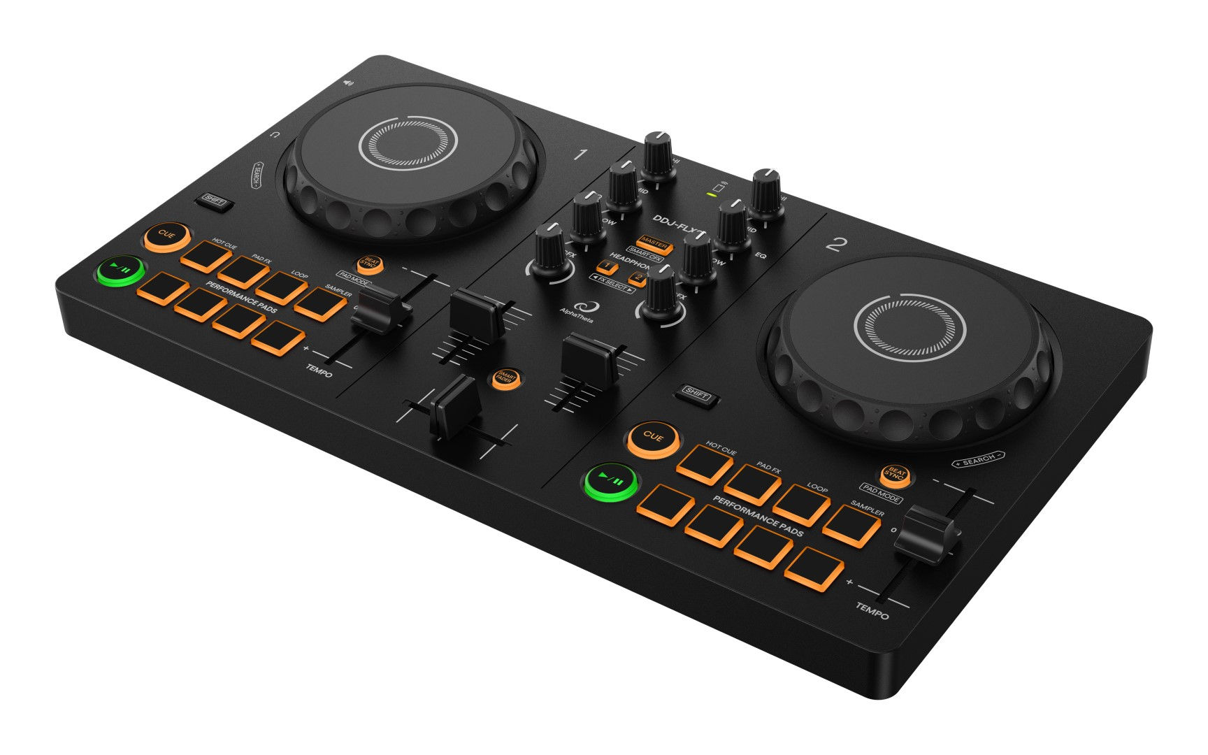 Pioneer DJ Compact 2-Channel DJ controller