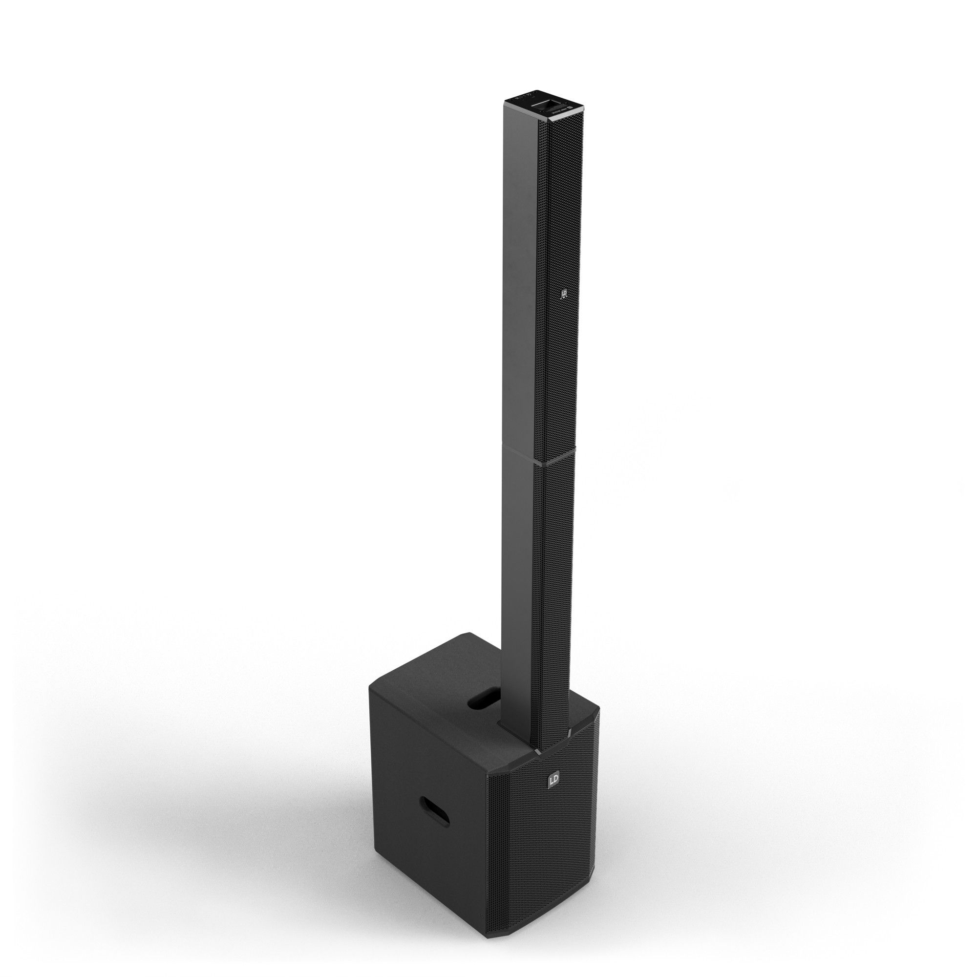 LD Systems MAUI 28 G3 MIX - Portable cardioid powered column PA system, black