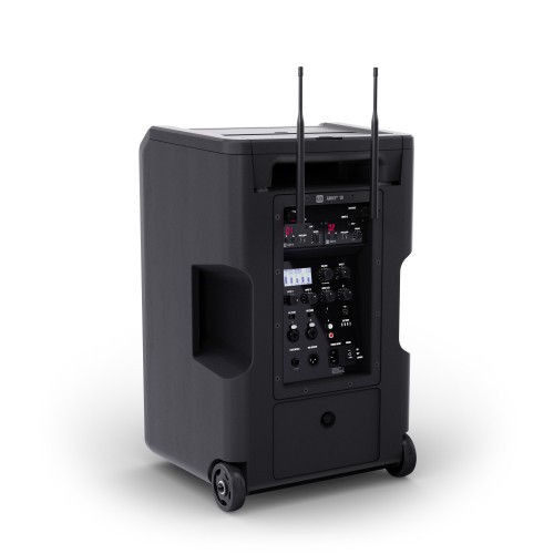 Thumbnail: LD Systems ANNY 10 HHD 2 B4.7 - 10" Portable pwd BT PA System w/ mixer & 2 mic