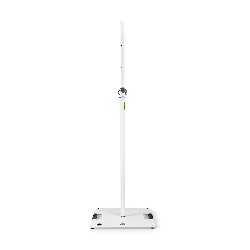 Miniatura: GRAVITY Lighting Stand with Square Steel Base - 3 Position, White