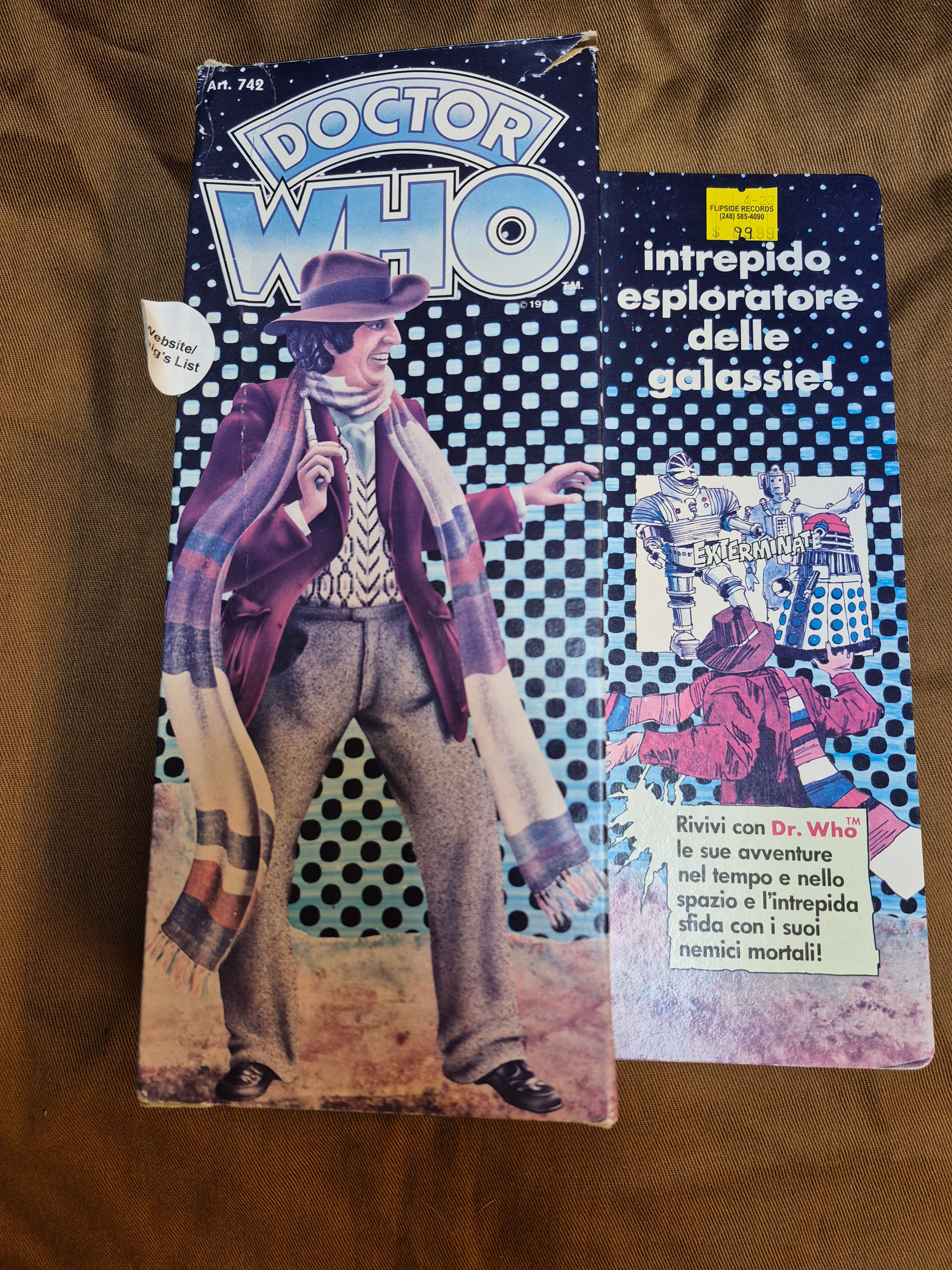 Dr. Who Action Figure By Harbert Art. 742