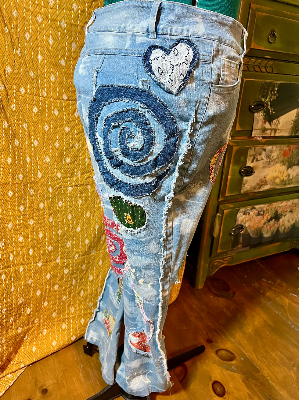 Thumbnail: Reiki Power Patchwork pants