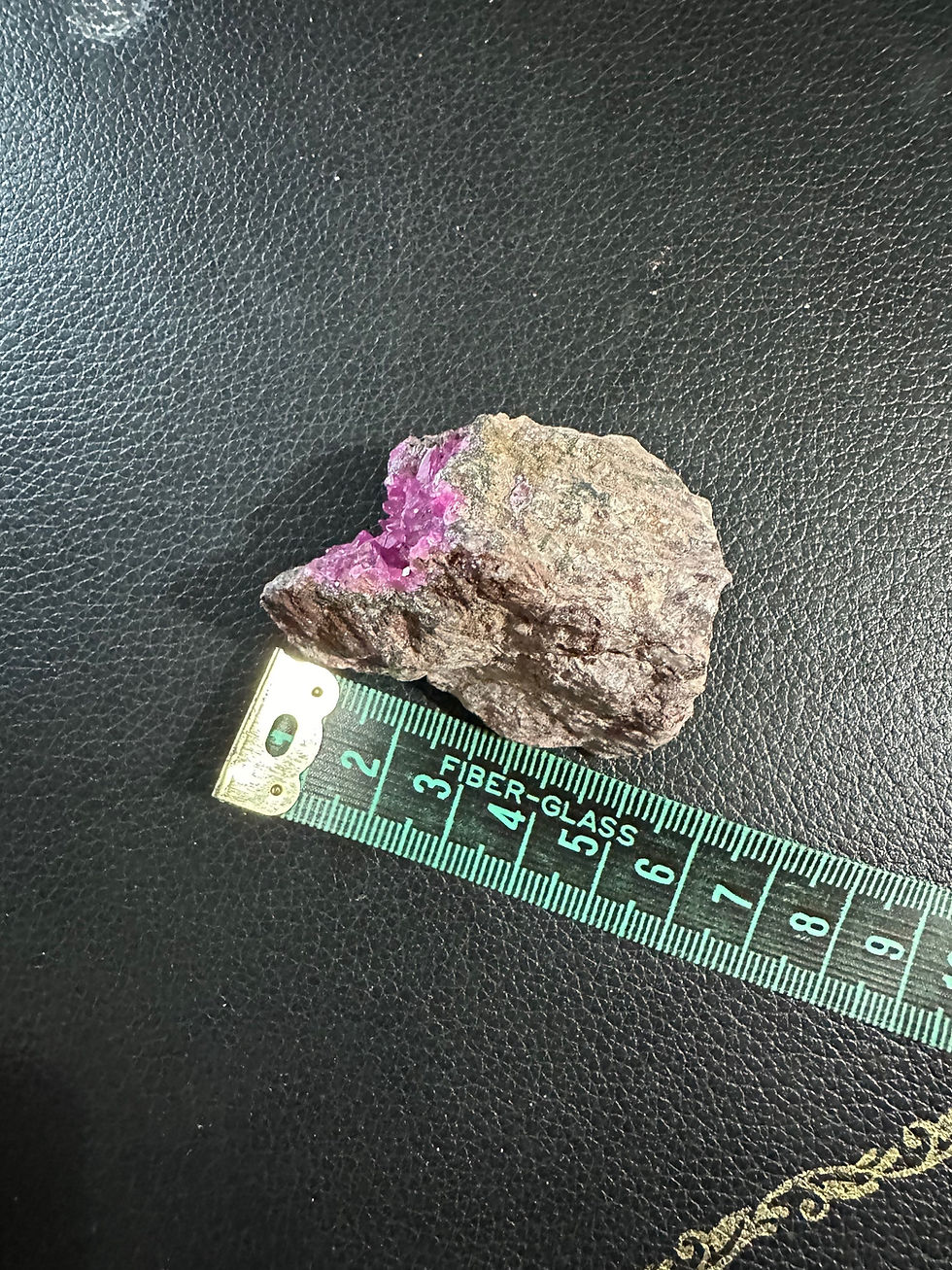 Thumbnail: Cobalto Calcite with display stand 