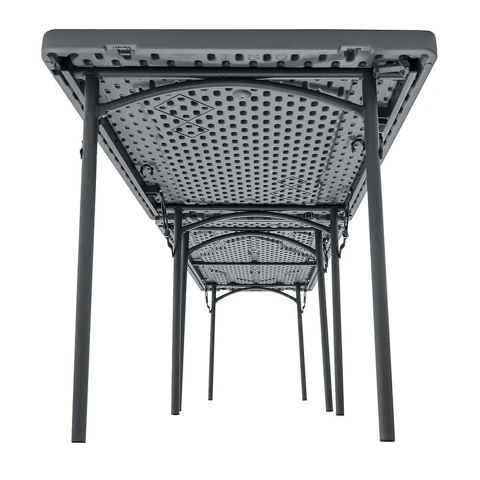 Thumbnail: Zown Rectangular Plastic Folding Table - 5ft x 2ft 6in (1530mm x 760mm) - XL150