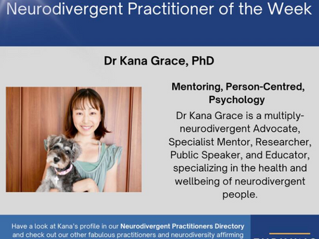 Neuro-Affirming心理学者としての特集