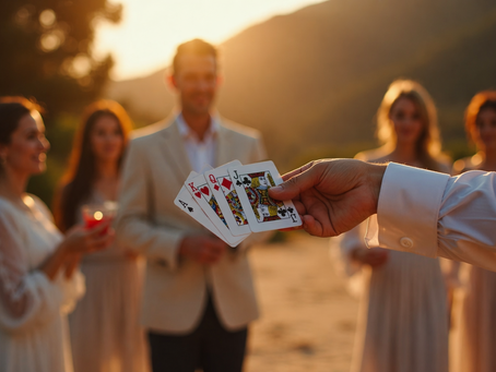 Animations magiques pour mariages en Corse : émerveille tes invités