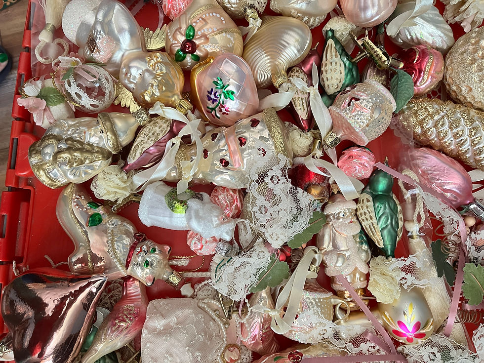 Thumbnail: Large Collection of Victorian Ornaments