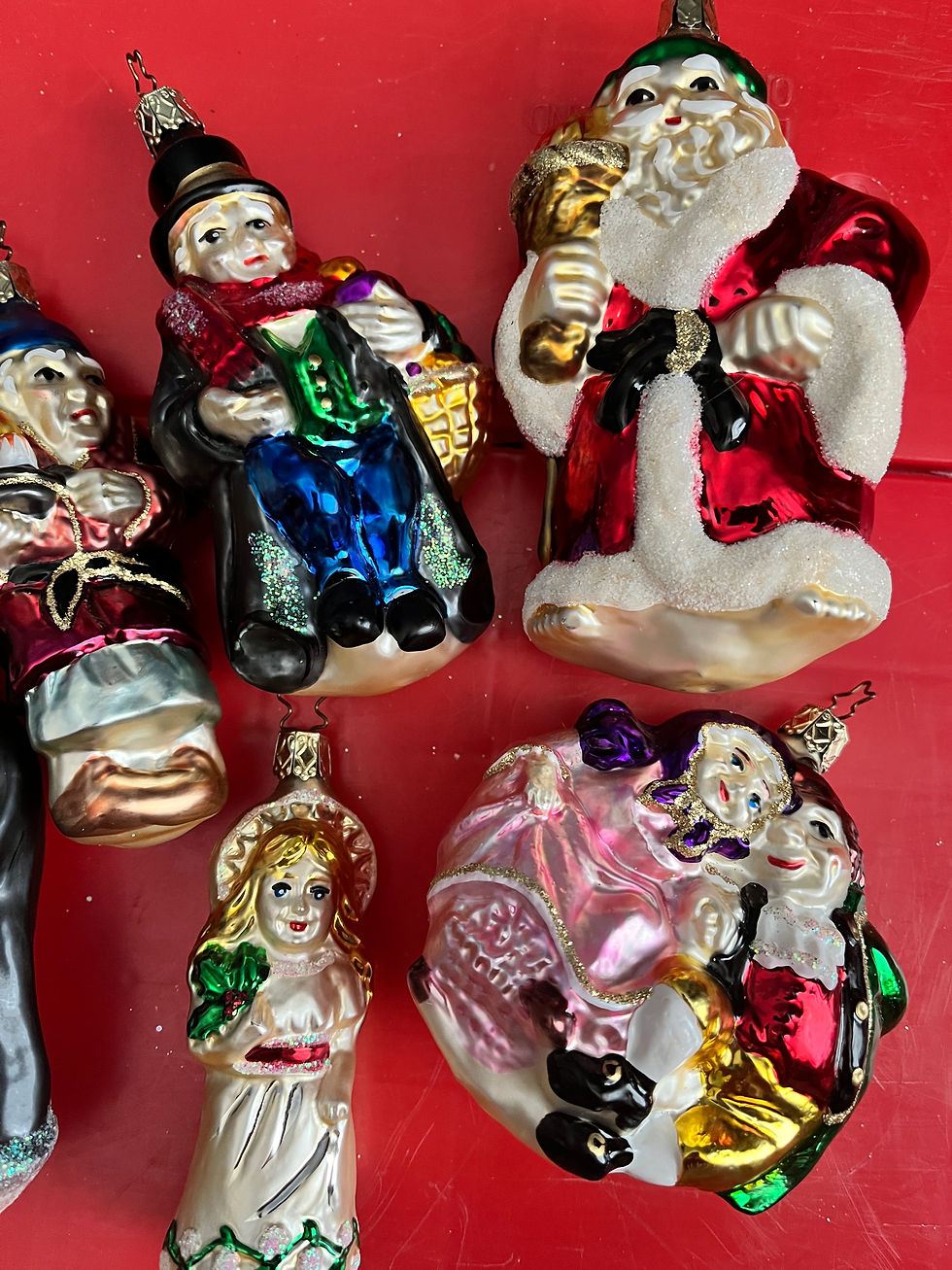 Thumbnail: Old World Christmas Blown Glass Ornaments "A Christmas Carol"