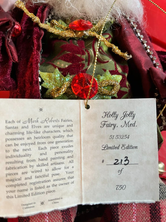 Thumbnail: Mark Roberts Holly Jolly Fairy