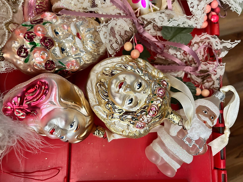Thumbnail: Large Collection of Victorian Ornaments