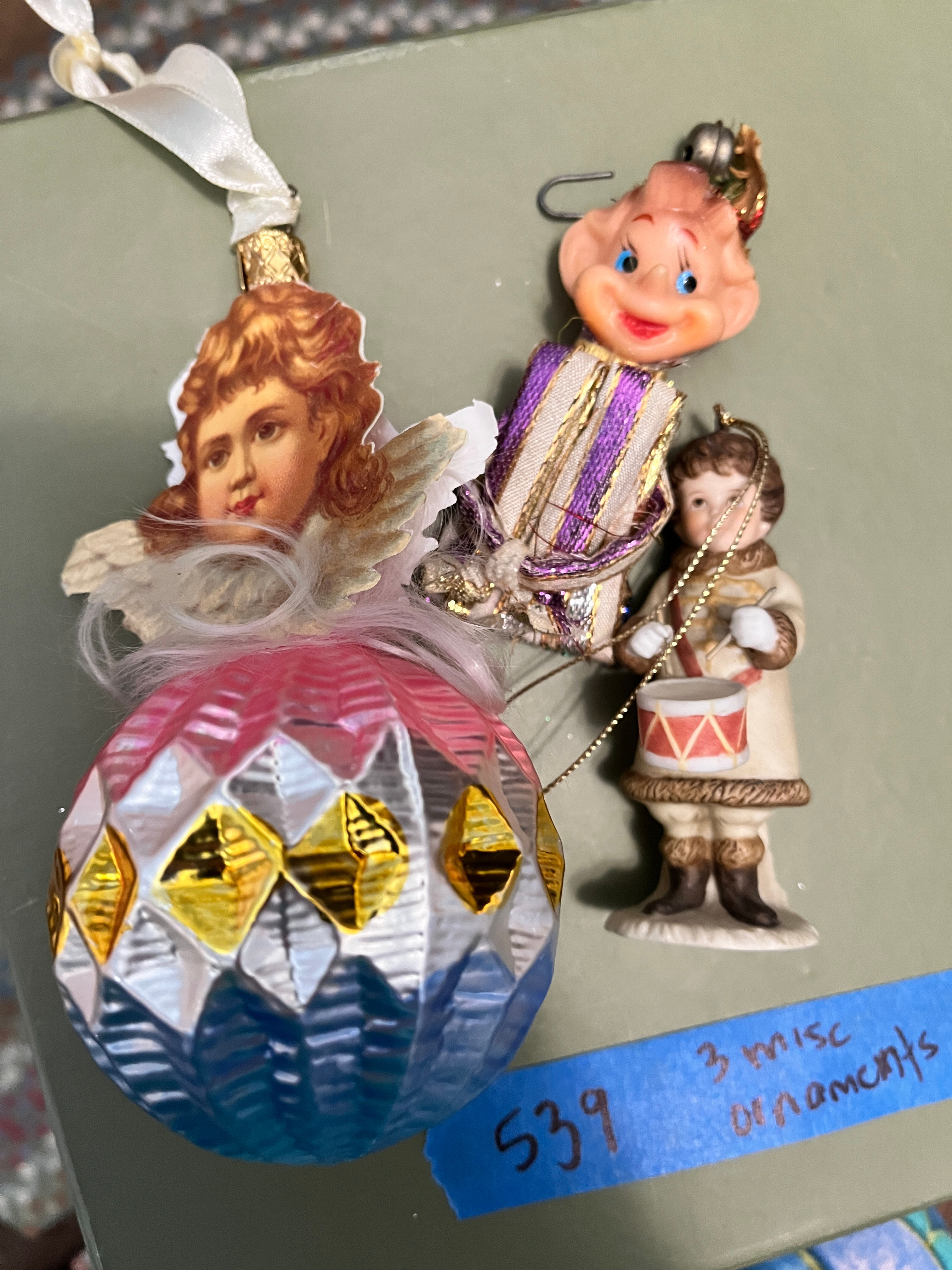 Lot of 3 Misc. Ornaments