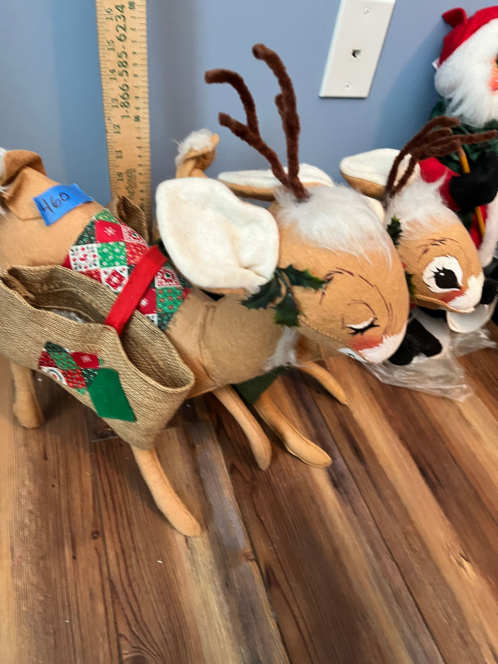 Thumbnail: Pair of Annalee Reindeer