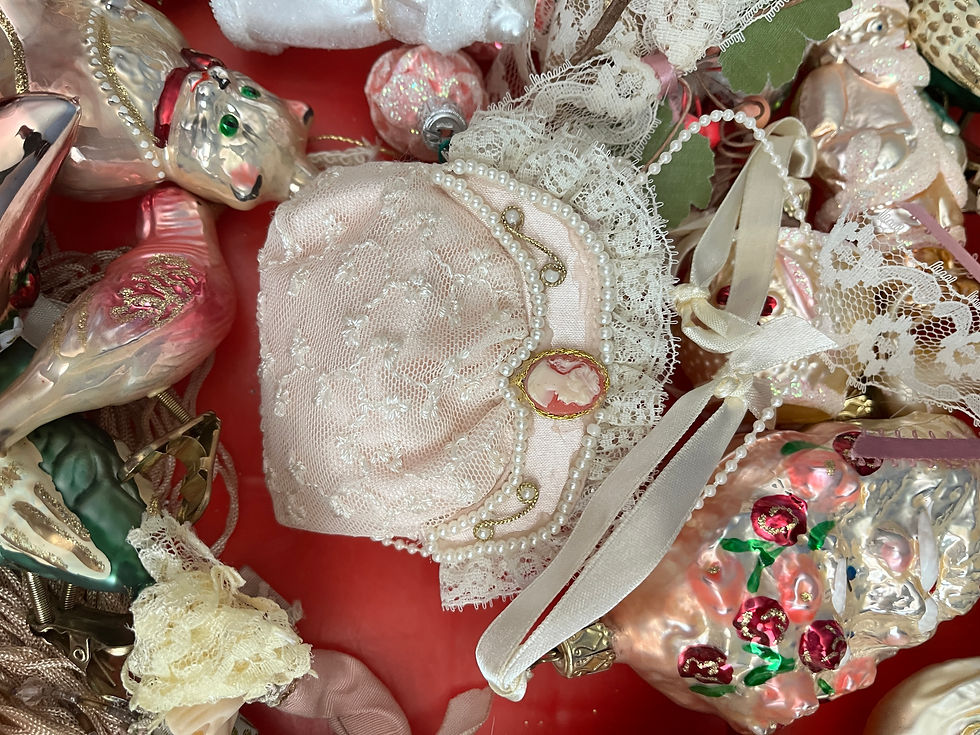 Thumbnail: Large Collection of Victorian Ornaments