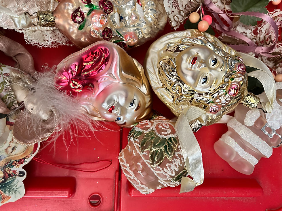 Thumbnail: Large Collection of Victorian Ornaments
