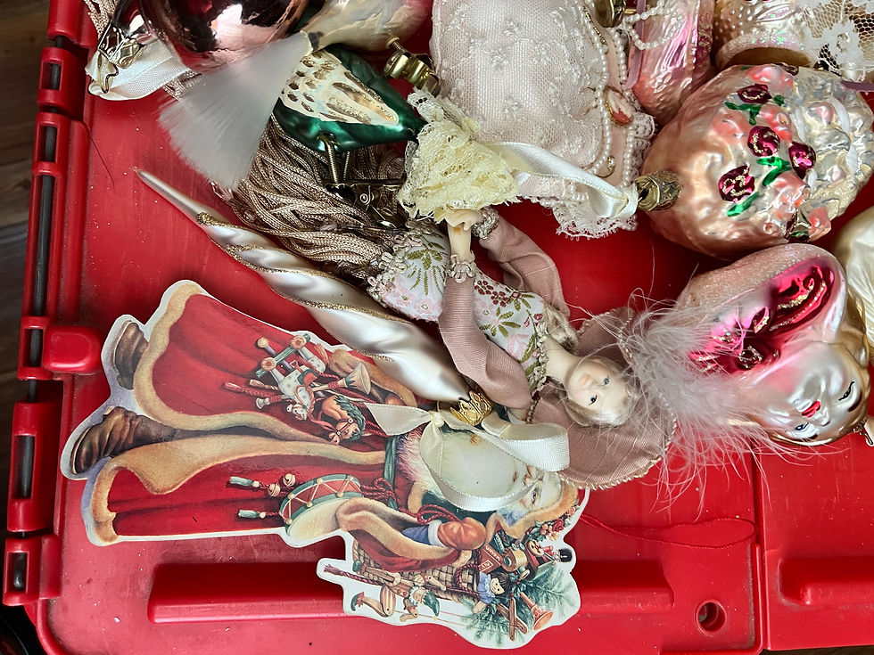 Thumbnail: Large Collection of Victorian Ornaments
