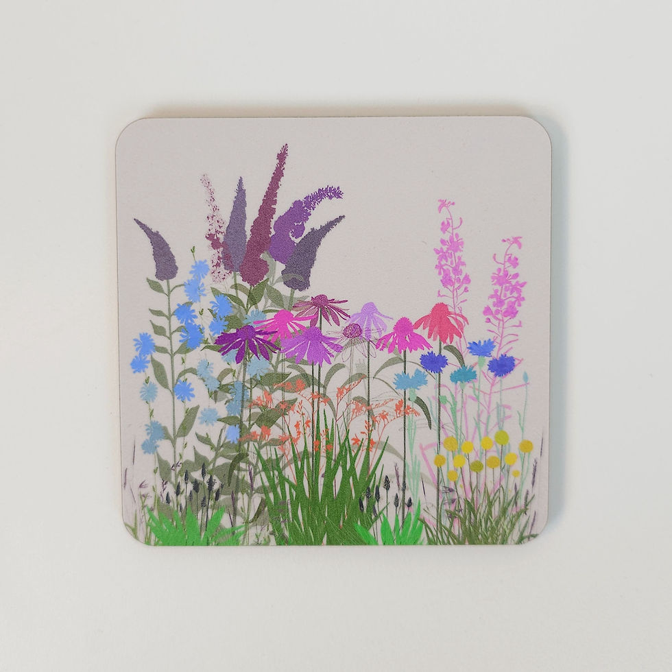 Thumbnail: summer garden coasters