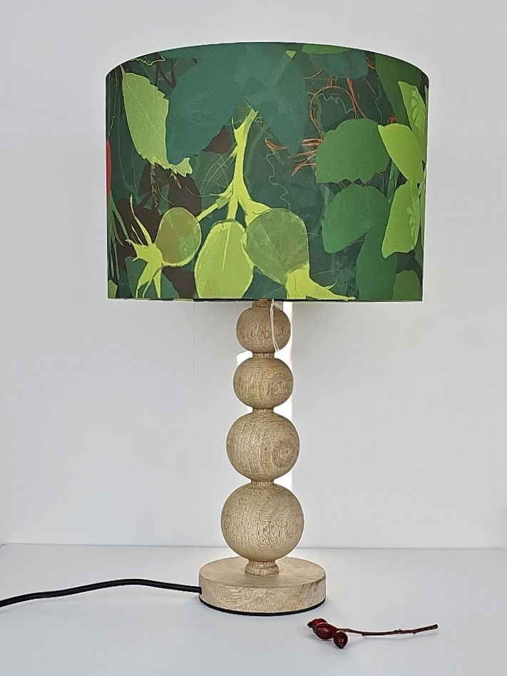 Thumbnail: rosehip lampshade