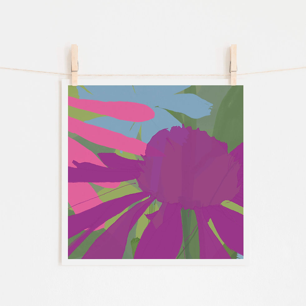 Thumbnail: summer garden giclee prints