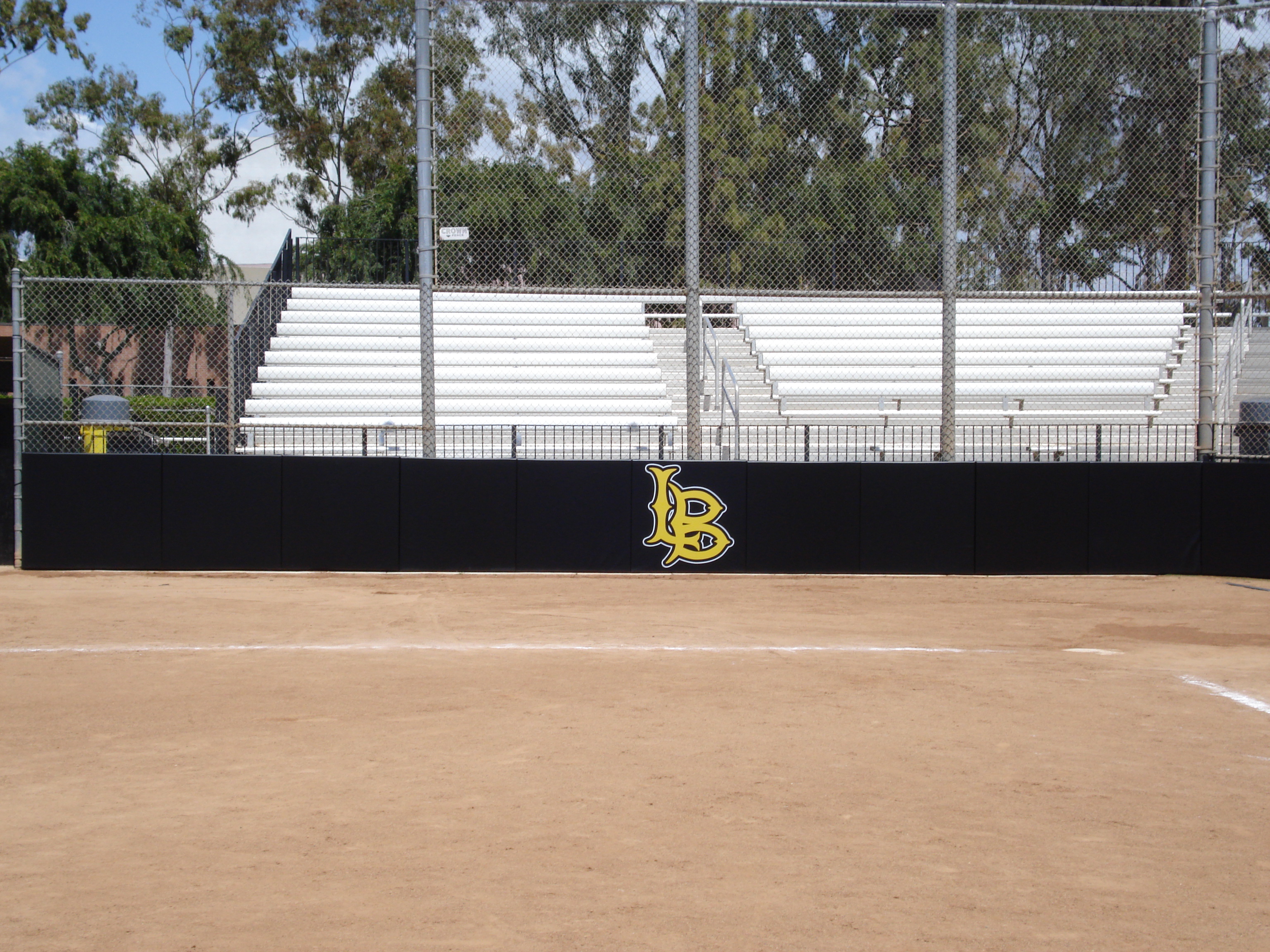 Folding Backstop Padding Woodbacked Backstop Padding Wall Padding