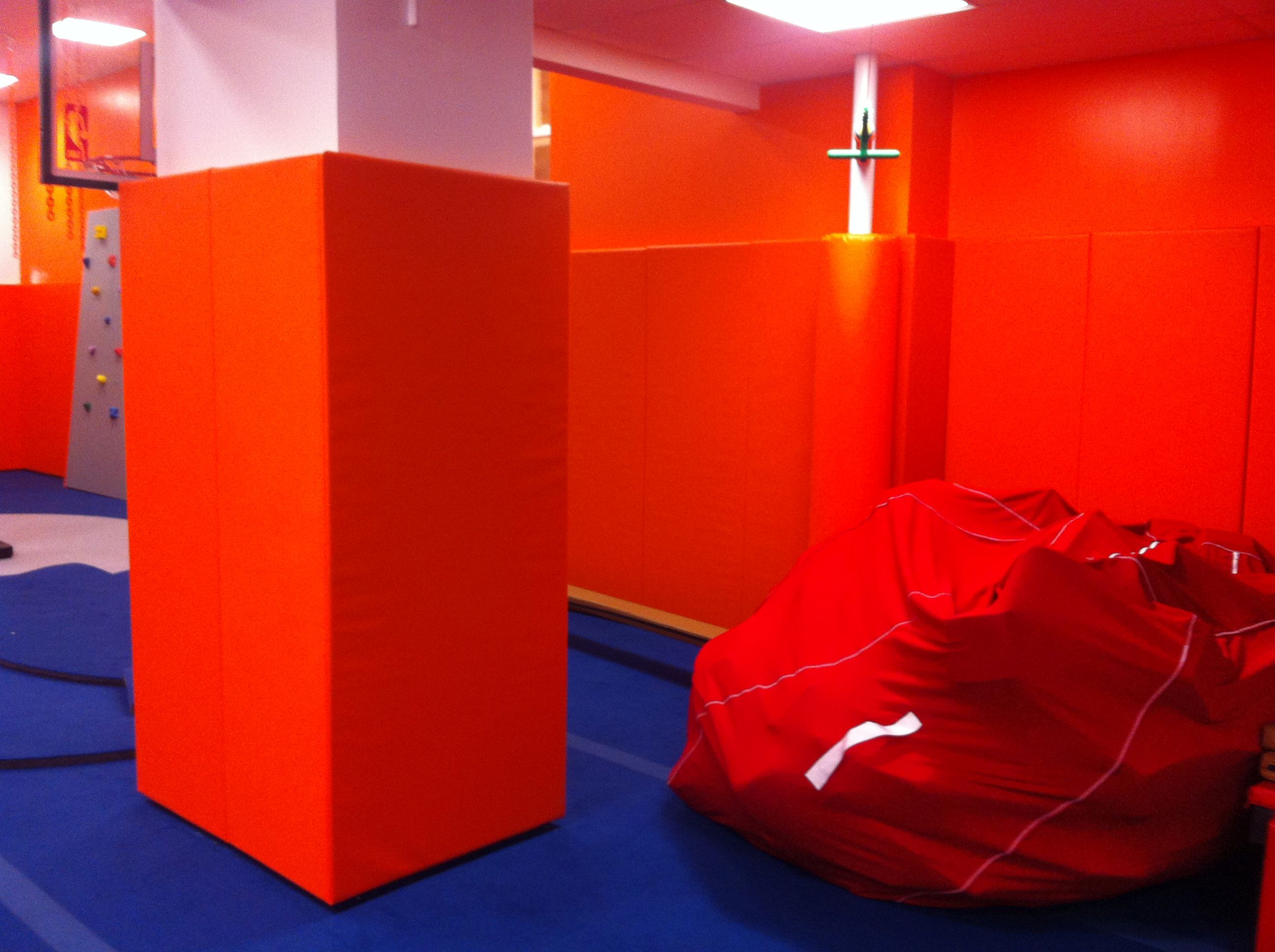 Custom Pads and Mats Columns IBeams Sports Venue Padding