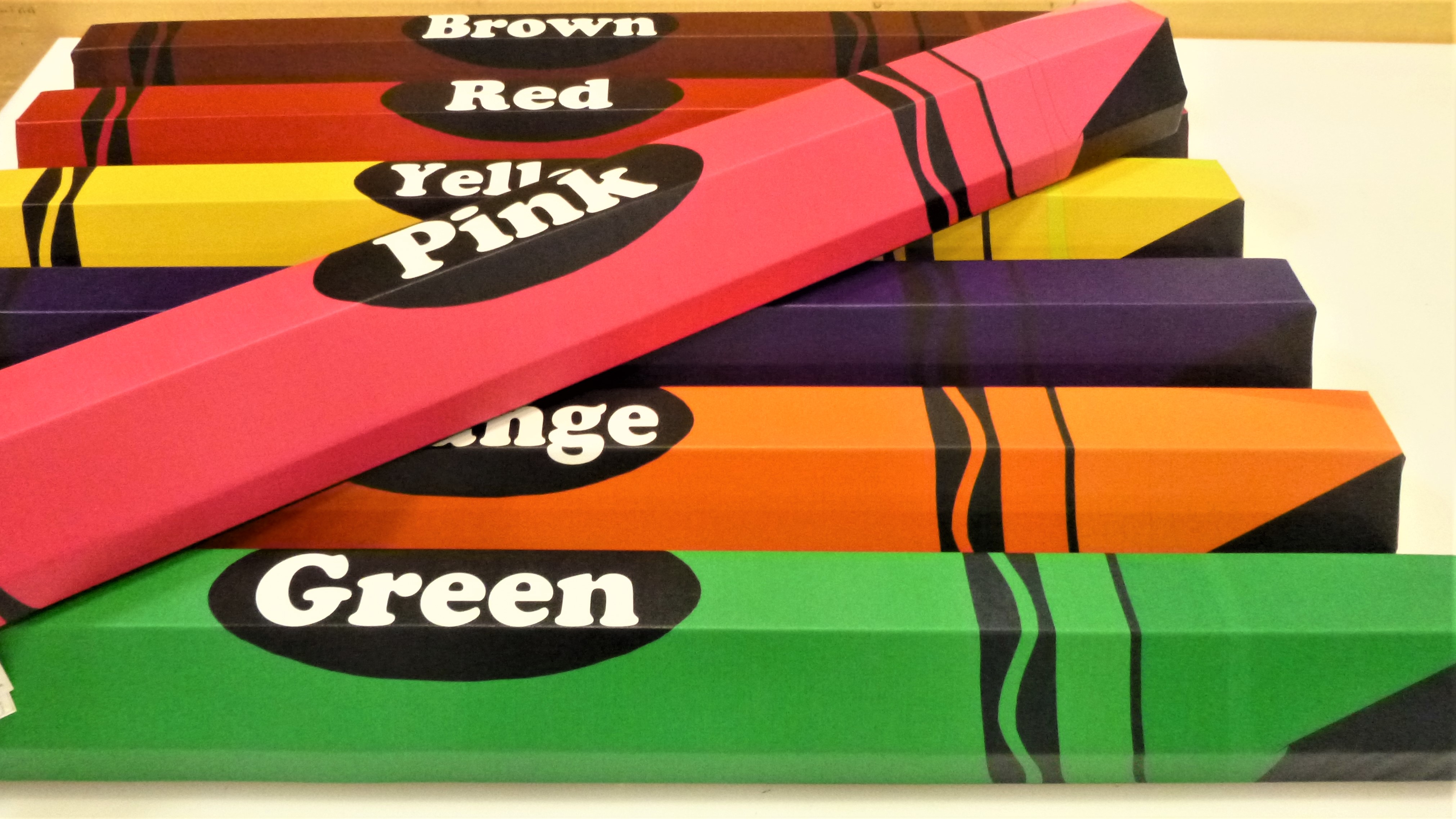 Balance Beam - Crayons - Variety of Colors - SportsVenuePadding.com.jpg