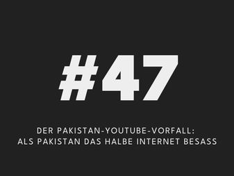 Der Pakistan-YouTube-Vorfall