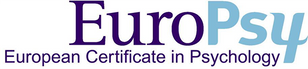 The image contains writing on a white background, which reads "EuroPsy, European Certificate in Psychology"