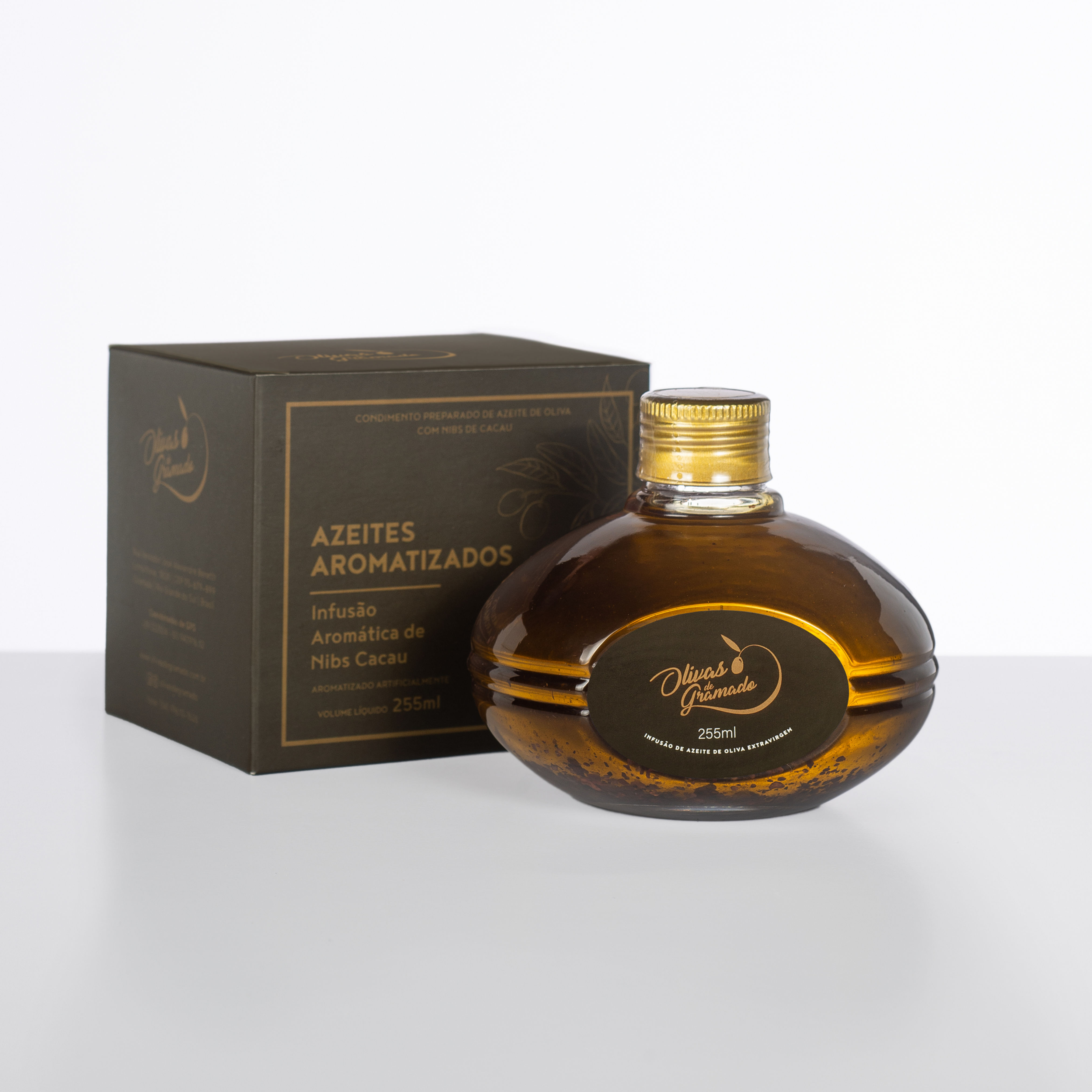 Azeite de Oliva Extravirgem | Nibs de Cacau - 255ml