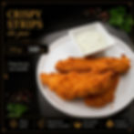 KRISPY STRIPS 350 grame