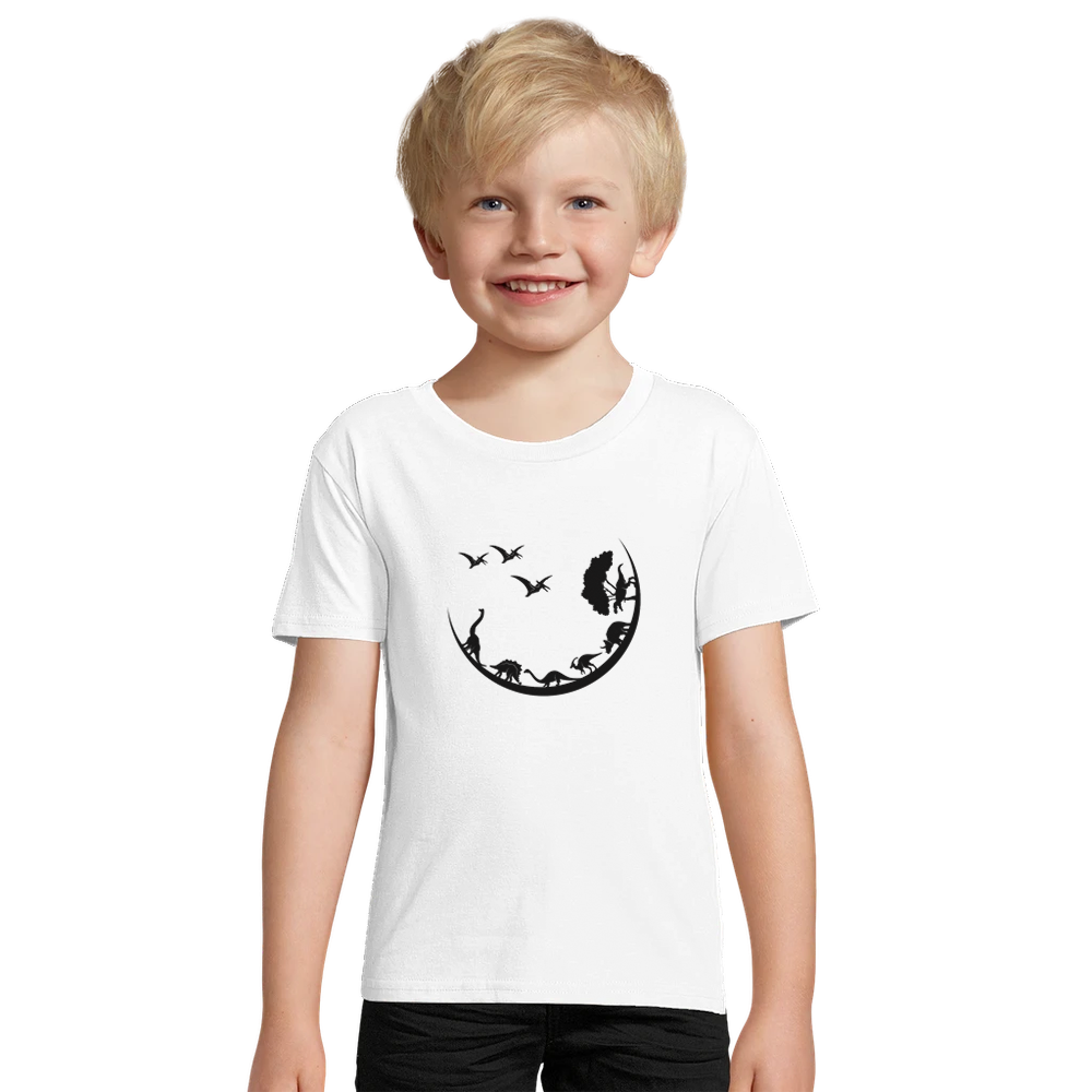 T-shirt enfant bio dino | SOL'S - 8 couleurs de 2 à 10 ans