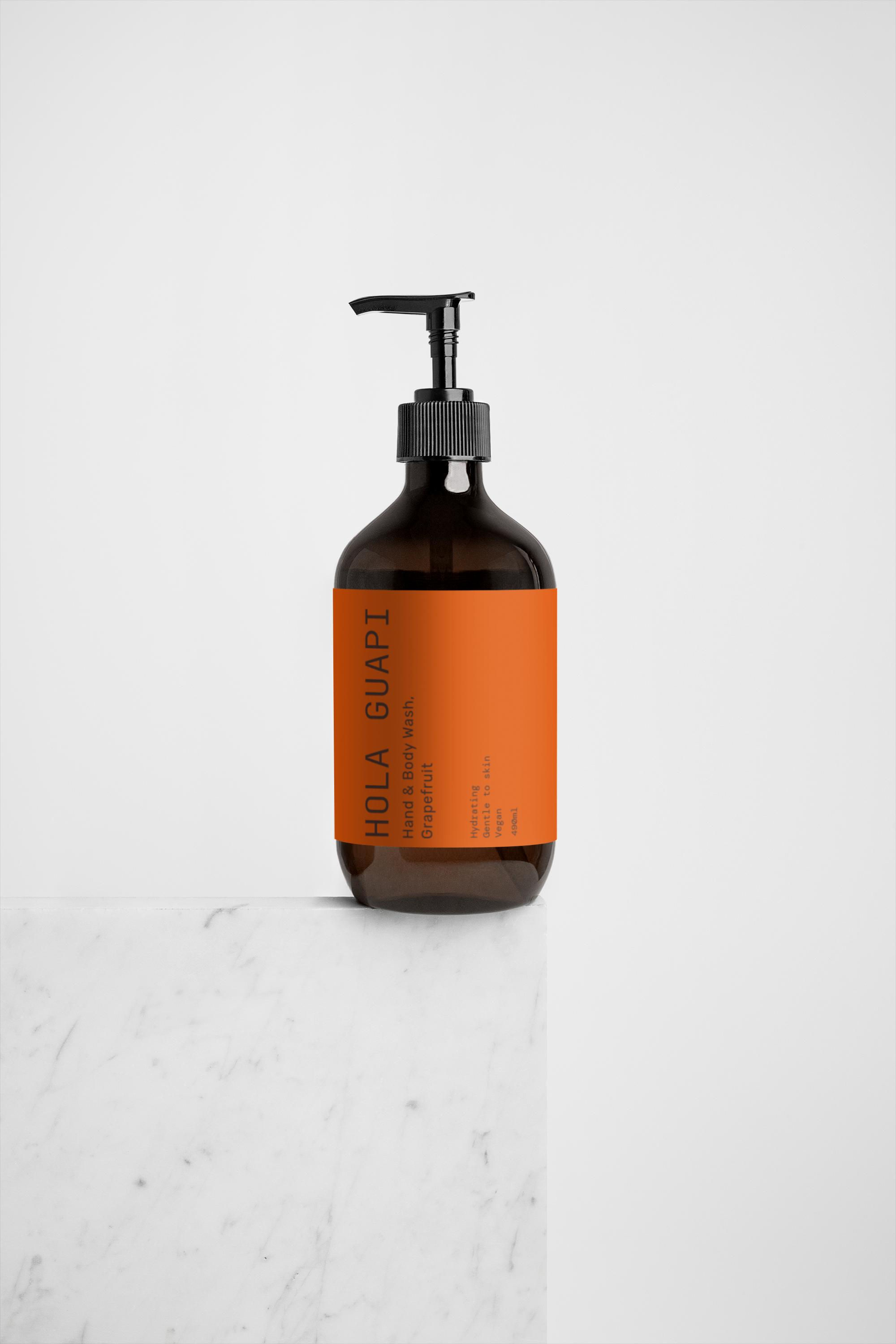 Hand and body wash, grapefruit