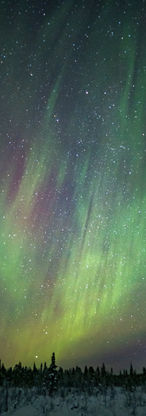 aurora borealis northern lights in kiruna sweden