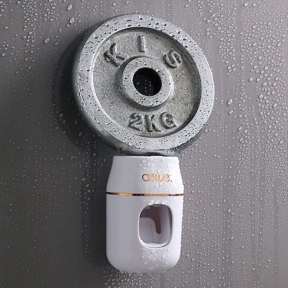 Thumbnail: Automatic Wall-Mounted Toothpaste Dispenser and Holder