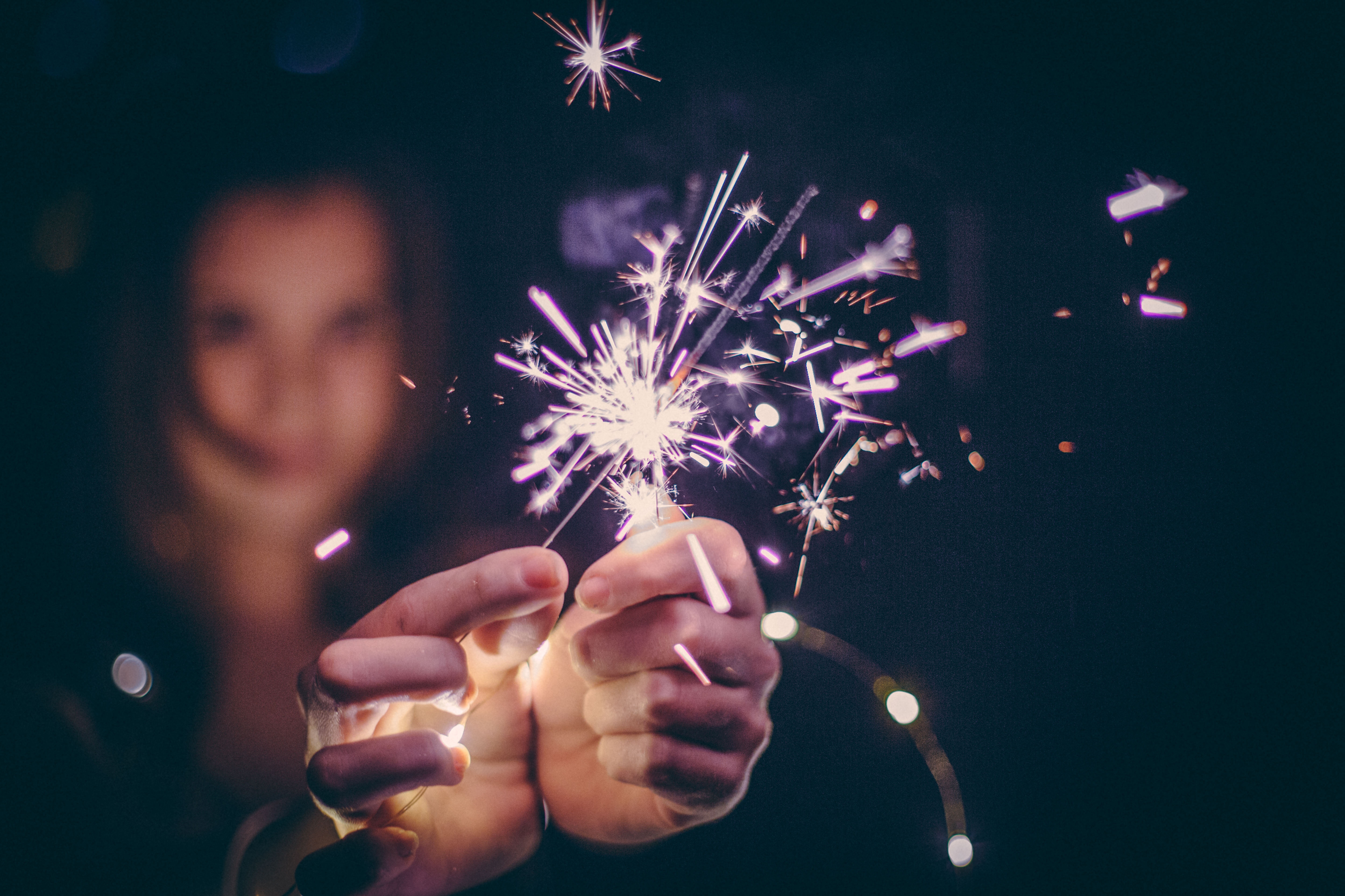 Purple Sparkler