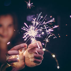 Sparkler in Hands
