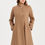 الصورة المصغرة: Medium Length Coat with Brooch Button Detail