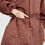 Thumbnail: Hooded Satin Jacket with Stone Accessories