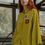 الصورة المصغرة: Kimono Sleeve Knitted Appliqued Poplin Tunic